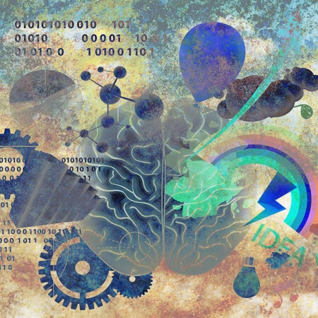 Πινακας σε καμβά BRAIN - Επιστημη και Υγεια Sticky 4