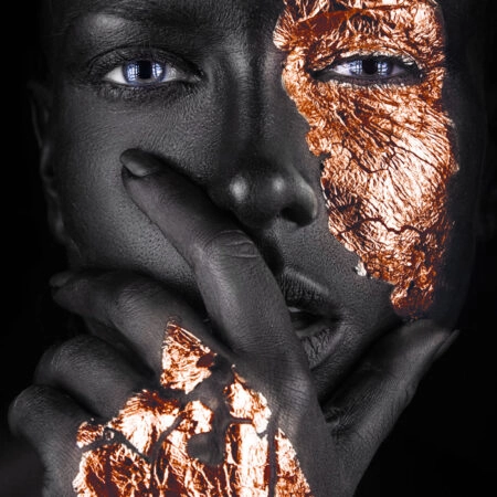 Πινακας σε καμβά BRONZE FACE - Πορτραιτα και Φιγουρες Sticky 5