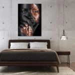 Πινακας σε καμβά BRONZE FACE