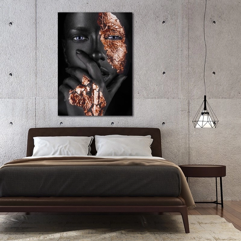 Πινακας σε καμβά BRONZE FACE