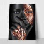 Πινακας σε καμβά BRONZE FACE