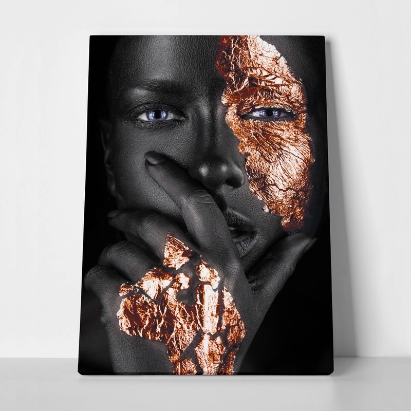 Πινακας σε καμβά BRONZE FACE