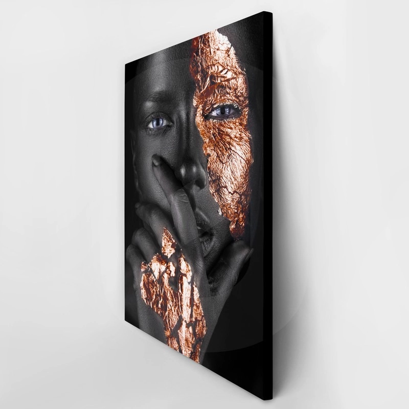 Πινακας σε καμβά BRONZE FACE