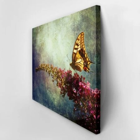 Πινακας σε καμβά BUTTERFLY LILAC - Πεταλουδες Sticky 2