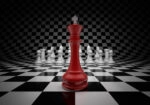 Πινακας σε καμβά CHESS BATTLE