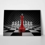 Πινακας σε καμβά CHESS BATTLE