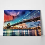Πινακας σε καμβά COLORFUL BROOKLYN