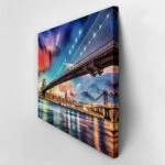 Πινακας σε καμβά COLORFUL BROOKLYN