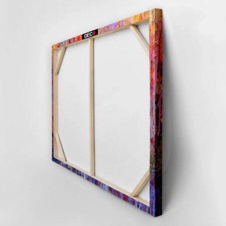 Πινακας σε καμβά COLORFUL TREE REFLECTION - Λιμνες - Ποταμια Sticky 3