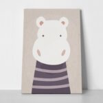 Πινακας σε καμβά CUTE HIPPO 2