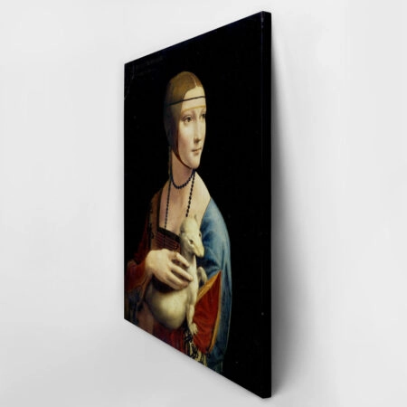 Πινακας σε καμβά DA VINCI - THE LADY WITH AN ERMINE - Leonardo Da Vinci Sticky 2