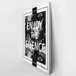 Πινακας σε καμβά ENJOY THE SILENCE