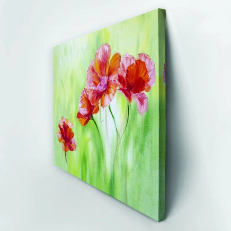 Πινακας σε καμβά FLOWER 9 - Παπαρουνες Sticky 3