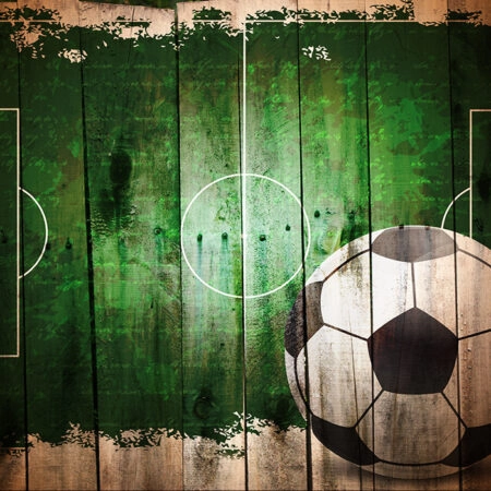 Πινακας σε καμβά FOOTBALL FENCE - Αθληματα και Χομπυ Sticky 4