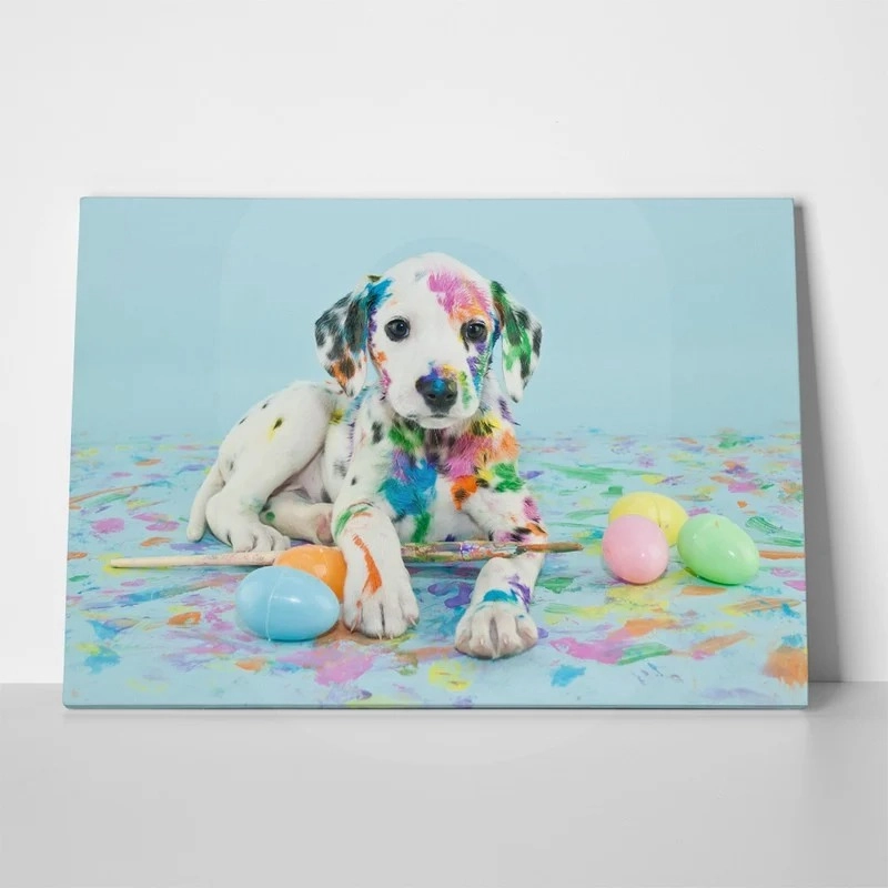 Πινακας σε καμβά FUNNY LITTLE DALMATIAN PUPPY