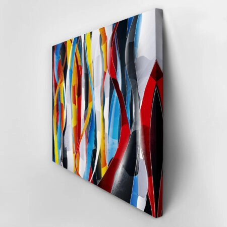 Πινακας σε καμβά GRAFFITI STRIPES - Αφηρημενα και Abstract Sticky 2