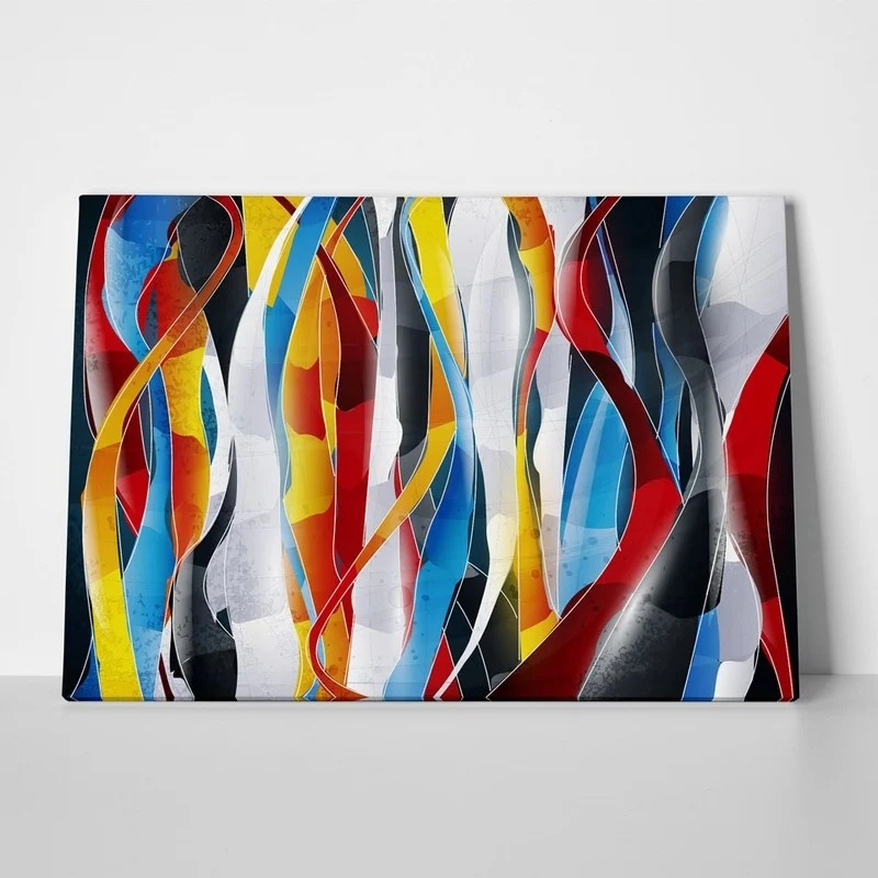 Πινακας σε καμβά GRAFFITI STRIPES