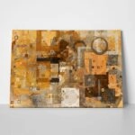 Πινακας σε καμβά GRUNGE ABSTRACT SHAPES 3