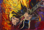 Πινακας σε καμβά GUITARISTS PLAYING GUITAR