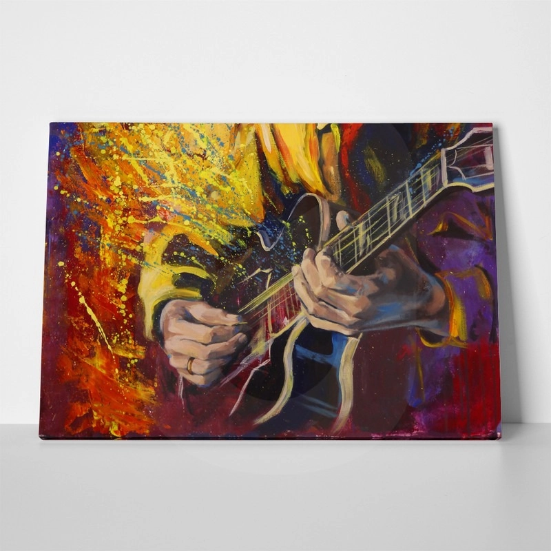 Πινακας σε καμβά GUITARISTS PLAYING GUITAR