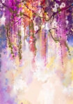 Πινακας σε καμβά HANGING FLOWERS