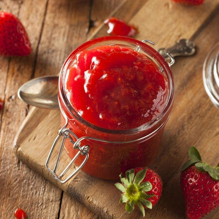 Πινακας σε καμβά HOMEMADE STRAWBERRY - Food and Drink Sticky 4