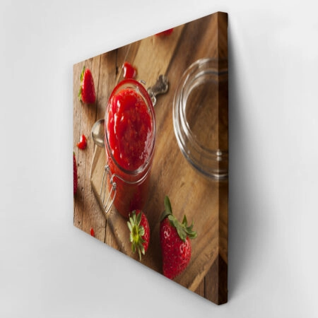Πινακας σε καμβά HOMEMADE STRAWBERRY - Food and Drink Sticky 2