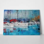 Πινακας σε καμβά ITALIAN SAILBOATS