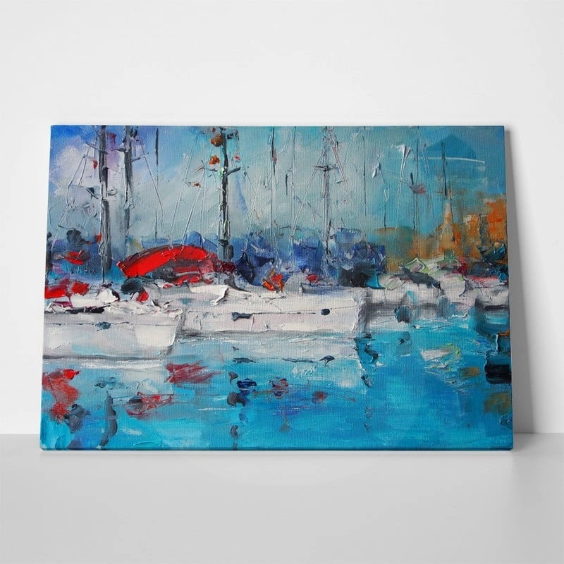 Πινακας σε καμβά ITALIAN SAILBOATS