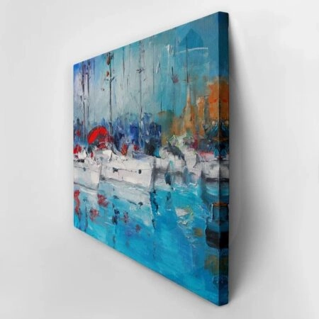 Πινακας σε καμβά ITALIAN SAILBOATS - Λιμανια Sticky 2