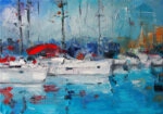 Πινακας σε καμβά ITALIAN SAILBOATS