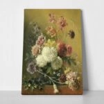 Πινακας σε καμβά JACOBUS JOHANNES - STILL LIFE WITH FLOWERS