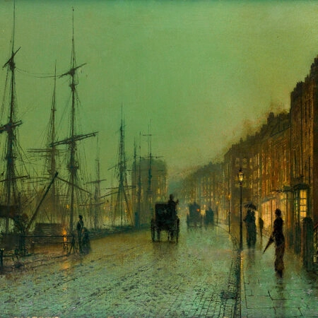 Πινακας σε καμβά JOHN ATKINSON - SHIPPING ON THE CLYDE - John Atkinson Sticky 4