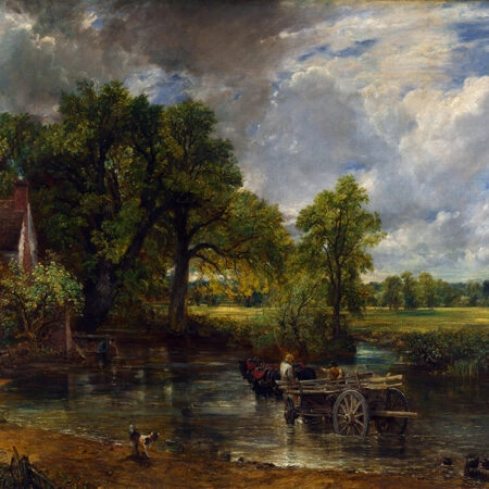 Πινακας σε καμβά JOHN CONSTABLE - THE HAY WAIN - Αντιγραφα ζωγραφων Sticky 4