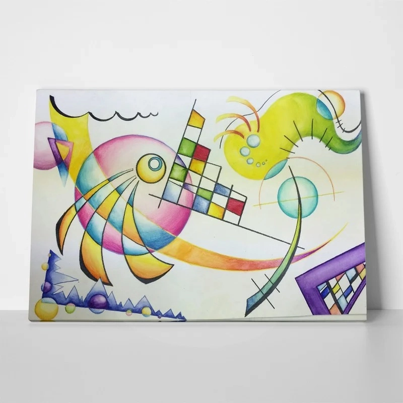 Πινακας σε καμβά KANDINSKY - NON OBJECTIVE ART