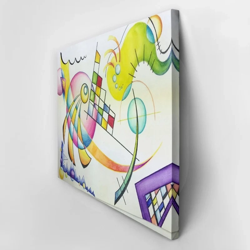 Πινακας σε καμβά KANDINSKY - NON OBJECTIVE ART