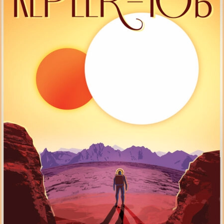 Πινακας σε καμβά KEPLER 16b - Διαστημα και Τεχνολογια Sticky 4