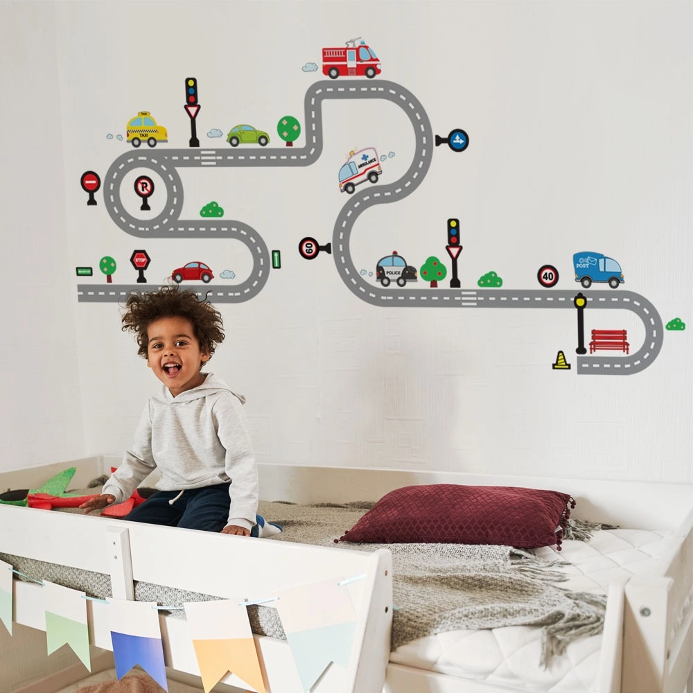 Αυτοκολλητο τοιχου KIDS HIGHWAY