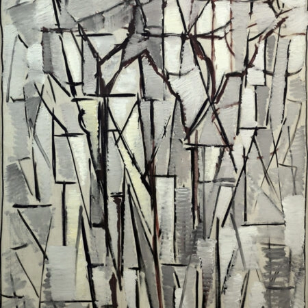 Πινακας σε καμβά MONDRIAN - COMPOSITION TREES 2 - Mondrian Piet Sticky 5