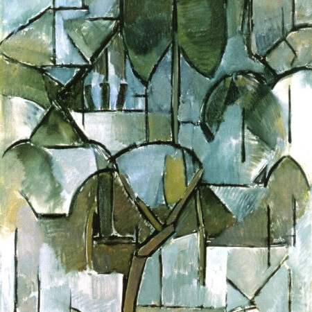 Πινακας σε καμβά MONDRIAN - LANDSCAPE WITH TREES - Mondrian Piet Sticky 5