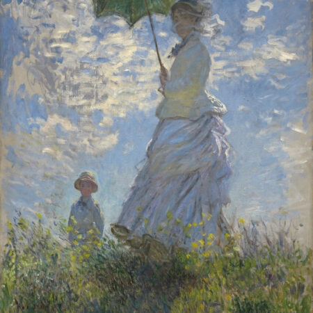 Πινακας σε καμβά MONET - WOMAN WITH SON - Monet Claude Sticky 4