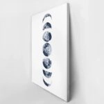 Πινακας σε καμβά MOON PHASES WATERCOLOR
