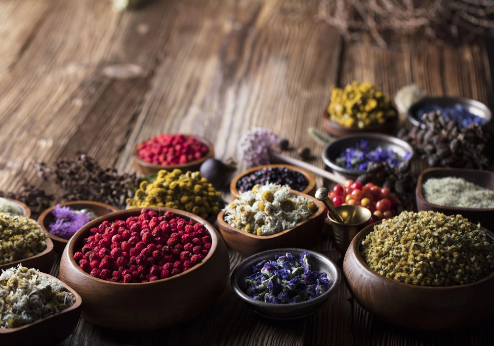 Πινακας σε καμβά NATURAL HERBS MEDICINE