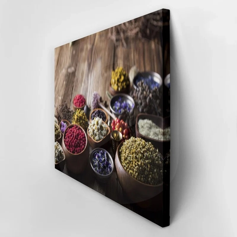 Πινακας σε καμβά NATURAL HERBS MEDICINE