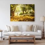 Πινακας σε καμβά OLIVE TREES 2