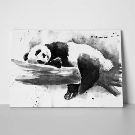 Πινακας σε καμβά PANDA PAINTING SLEEPING
