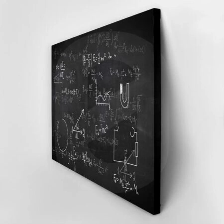Πινακας σε καμβά PHYSICAL FORMULAS CHALKBOARD - Επιστημη και Υγεια Sticky 2