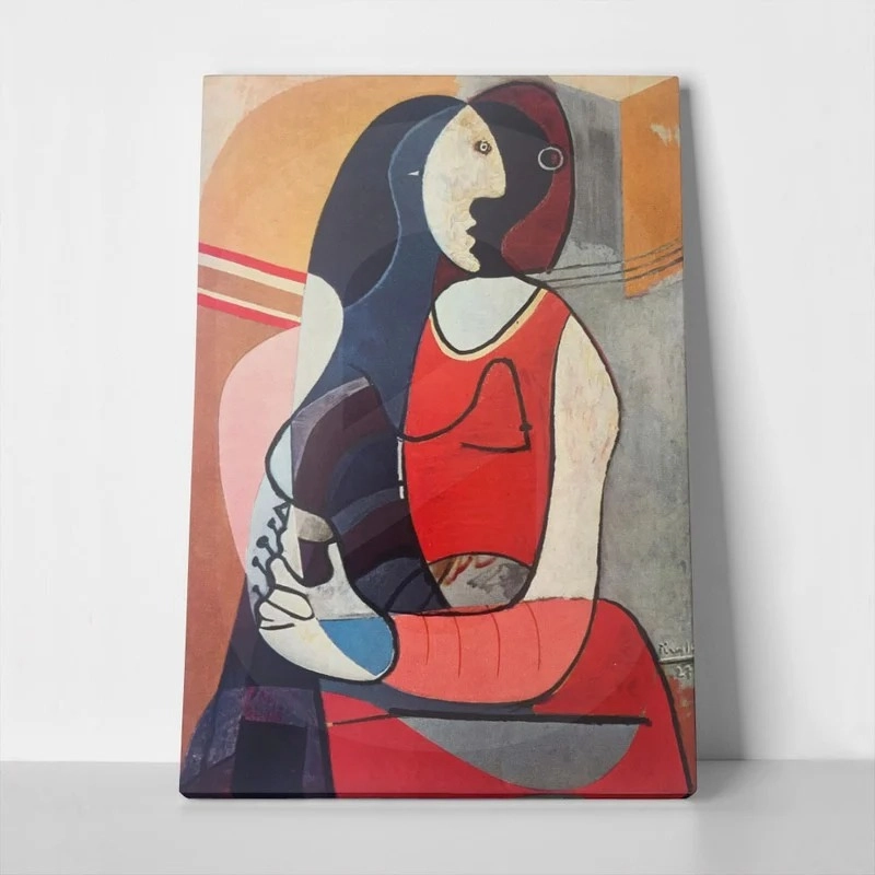 Πινακας σε καμβά PICASSO - SEATED WOMAN