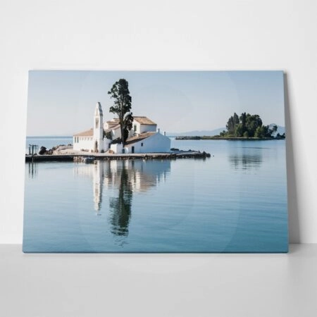 Πινακας σε καμβά PONTIKONISSI CORFU