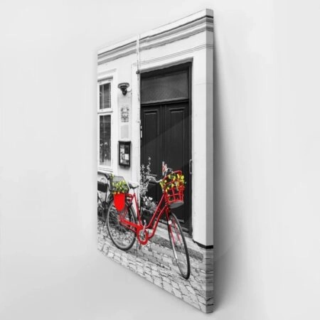 Πινακας σε καμβά RED BIKE 2 - Ποδηλατα Sticky 2
